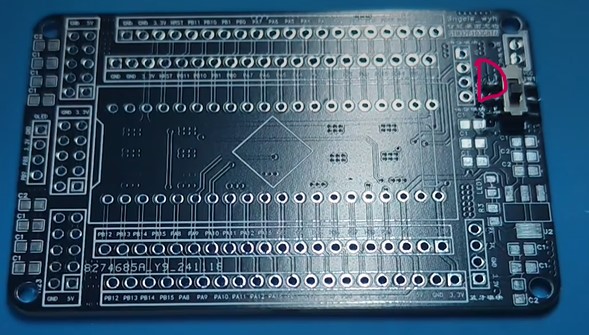 焊接开关后成品