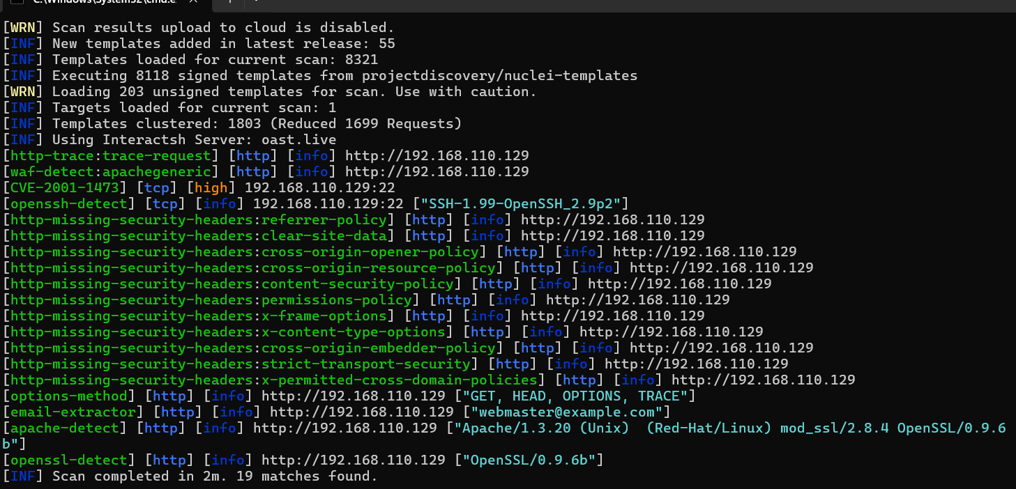 扫描的tcp连接内容
